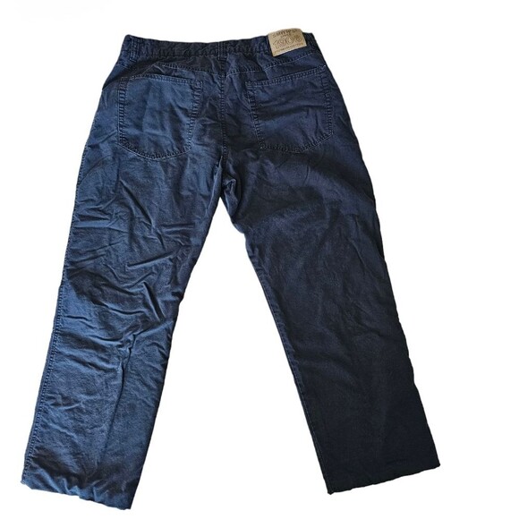 Smith's Workwear Fleece Lined Pants 38x32 Black Warm Outdoor Carpenter Utility - Picture 3 of 11